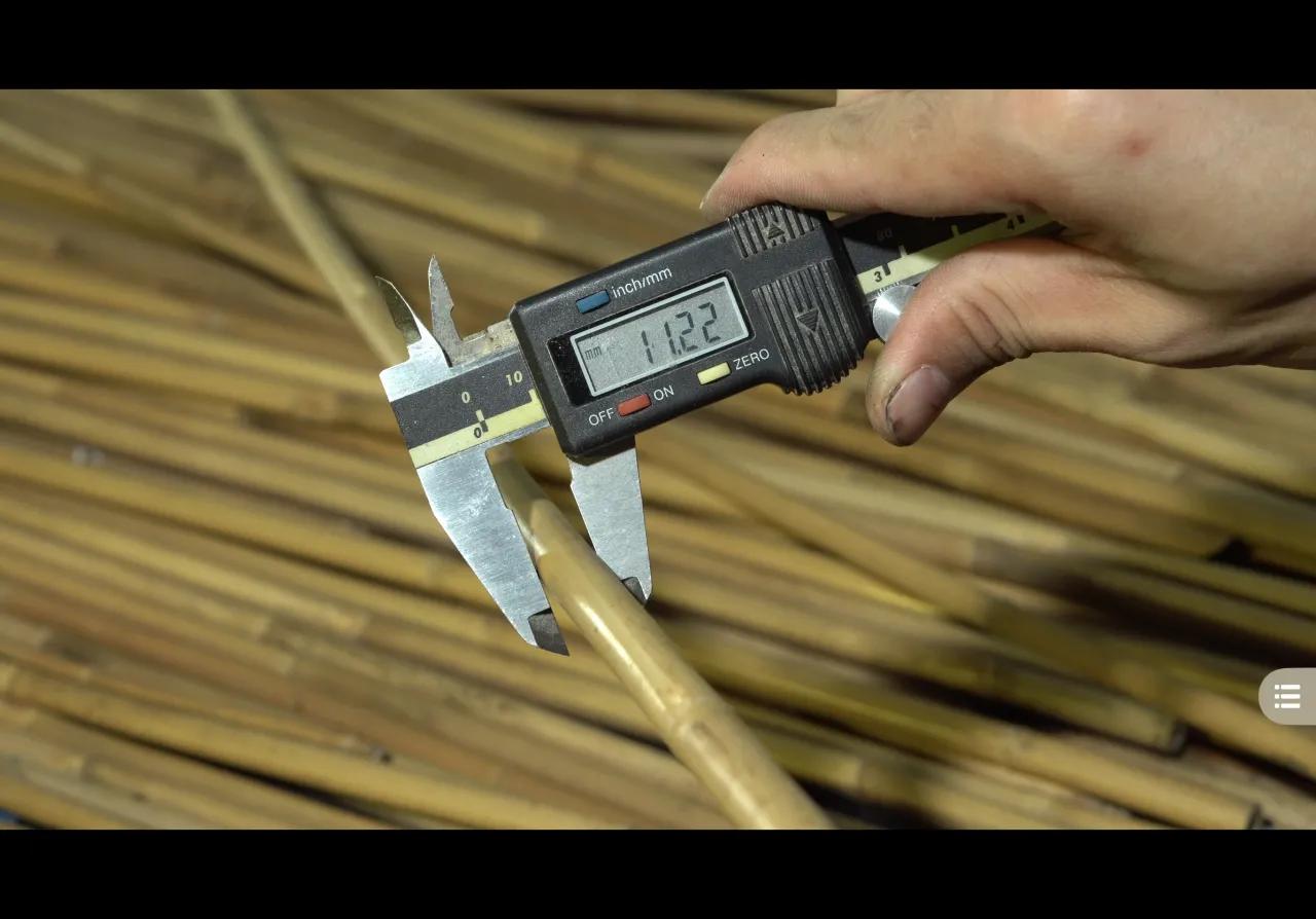 传统竹制鱼竿全过程,鱼竿竹制收线盘制作