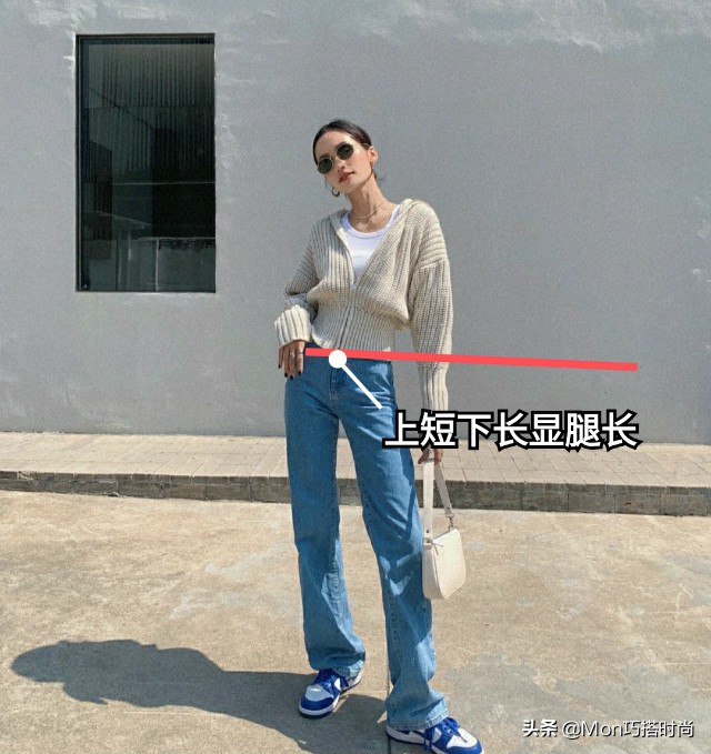 如何把宽大的毛衣穿得显瘦,春天穿毛衣教程