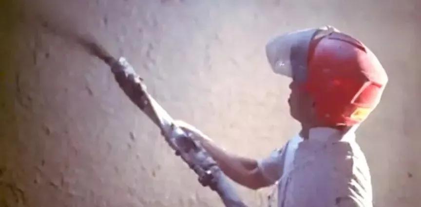 墙面砂浆喷涂流程,砂浆喷涂的效果