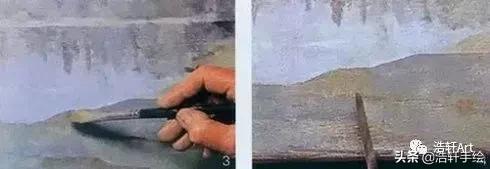 干货油画的入门技法,白羽平油画风景技法