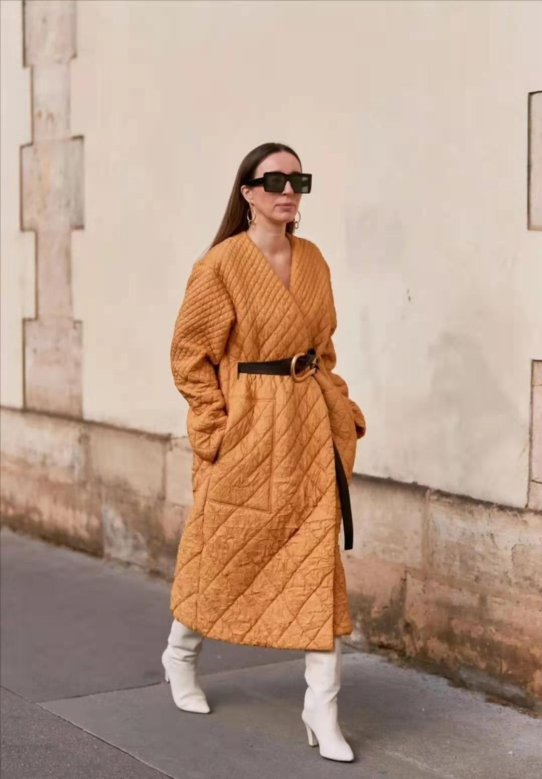 时髦中长款保暖棉服,比羽绒服更暖和的棉衣