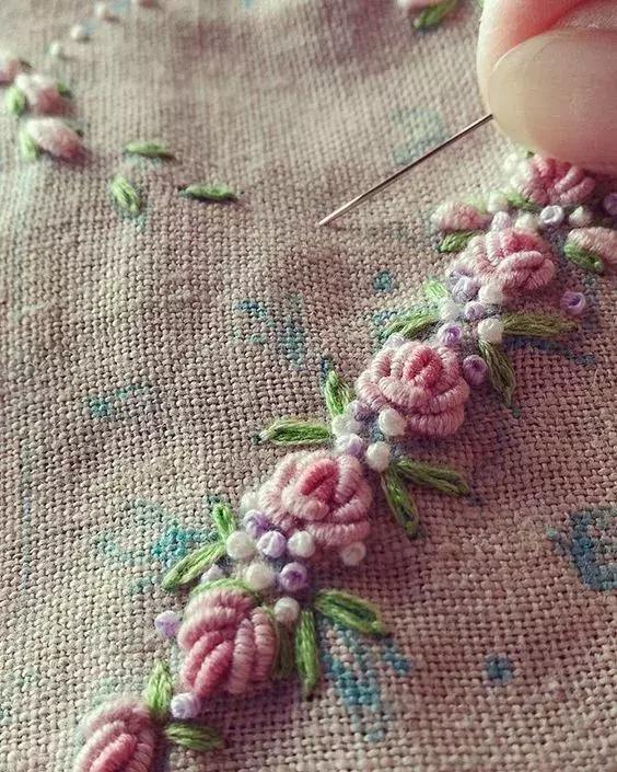 刺绣基本知识之刺绣针法,学刺绣教程绣字