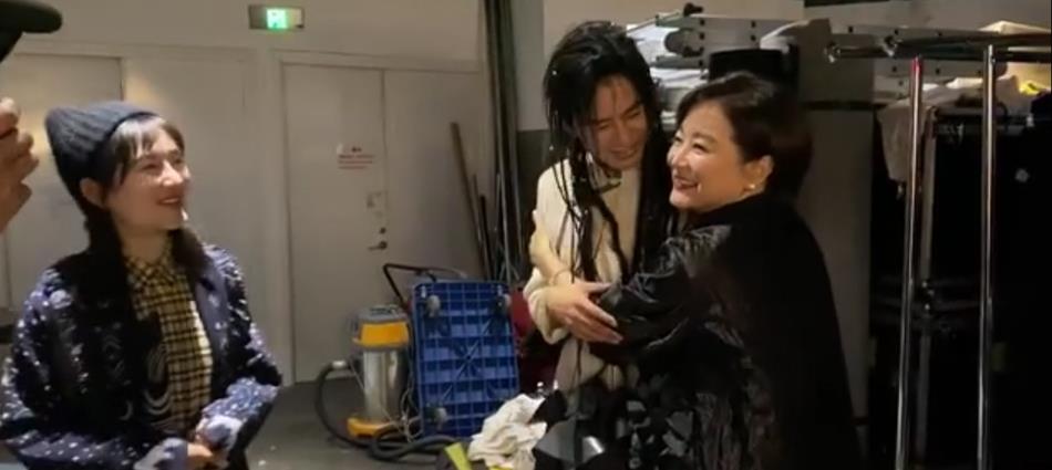 林青霞去张杰演唱会,谢娜林青霞朱茵一起的节目