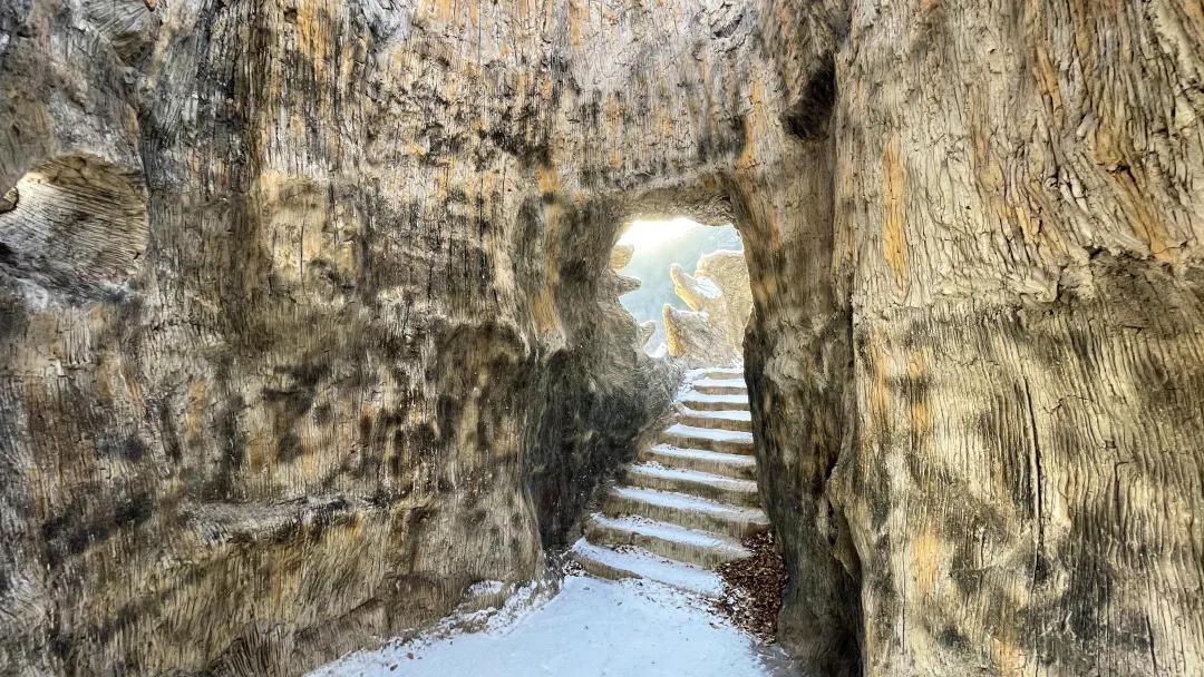 宛如仙境的景点,犹如仙境般的雪景