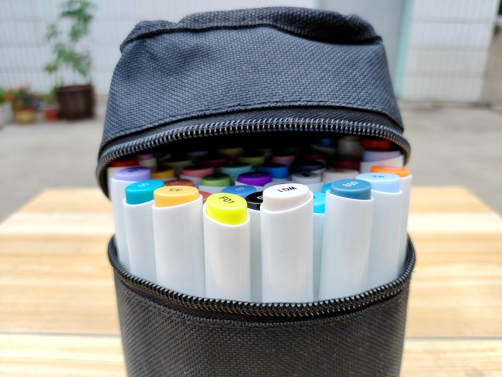 100多种颜色的软头马克笔,颜色全好用的软头马克笔