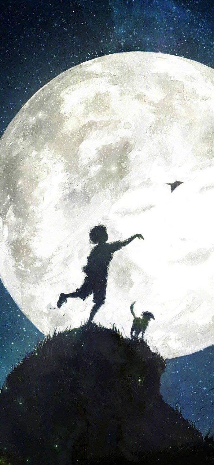 你最舍不得换的壁纸,朋友圈背景图插画