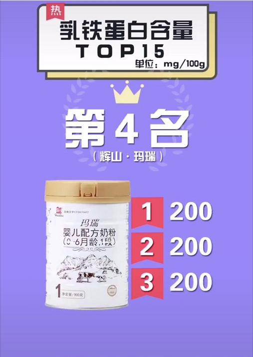 奶粉哪个牌子好又安全含乳铁蛋白,婴儿奶粉乳铁蛋白排行榜第一名
