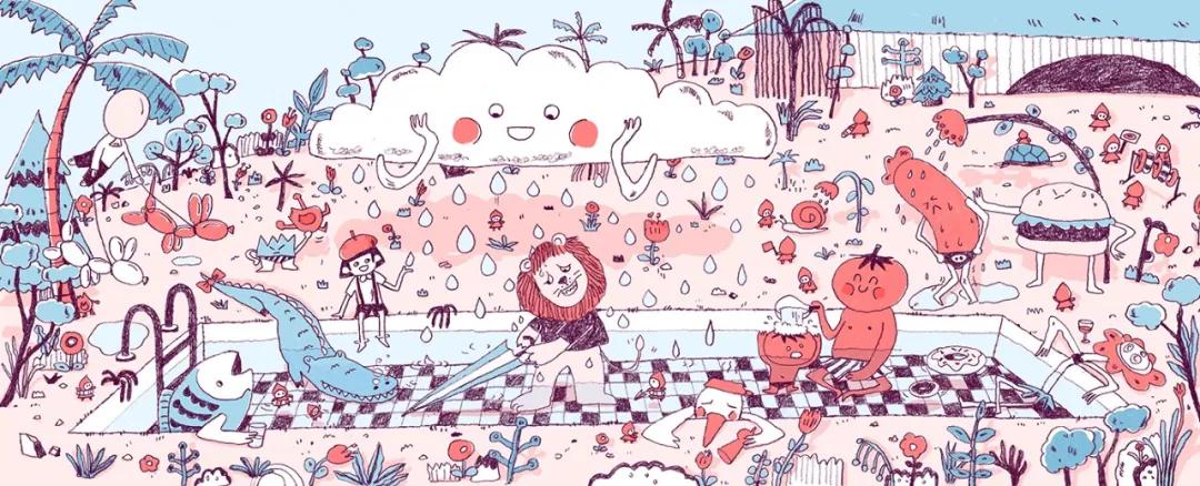 美国纽约视觉艺术学院插画,插画毕业展