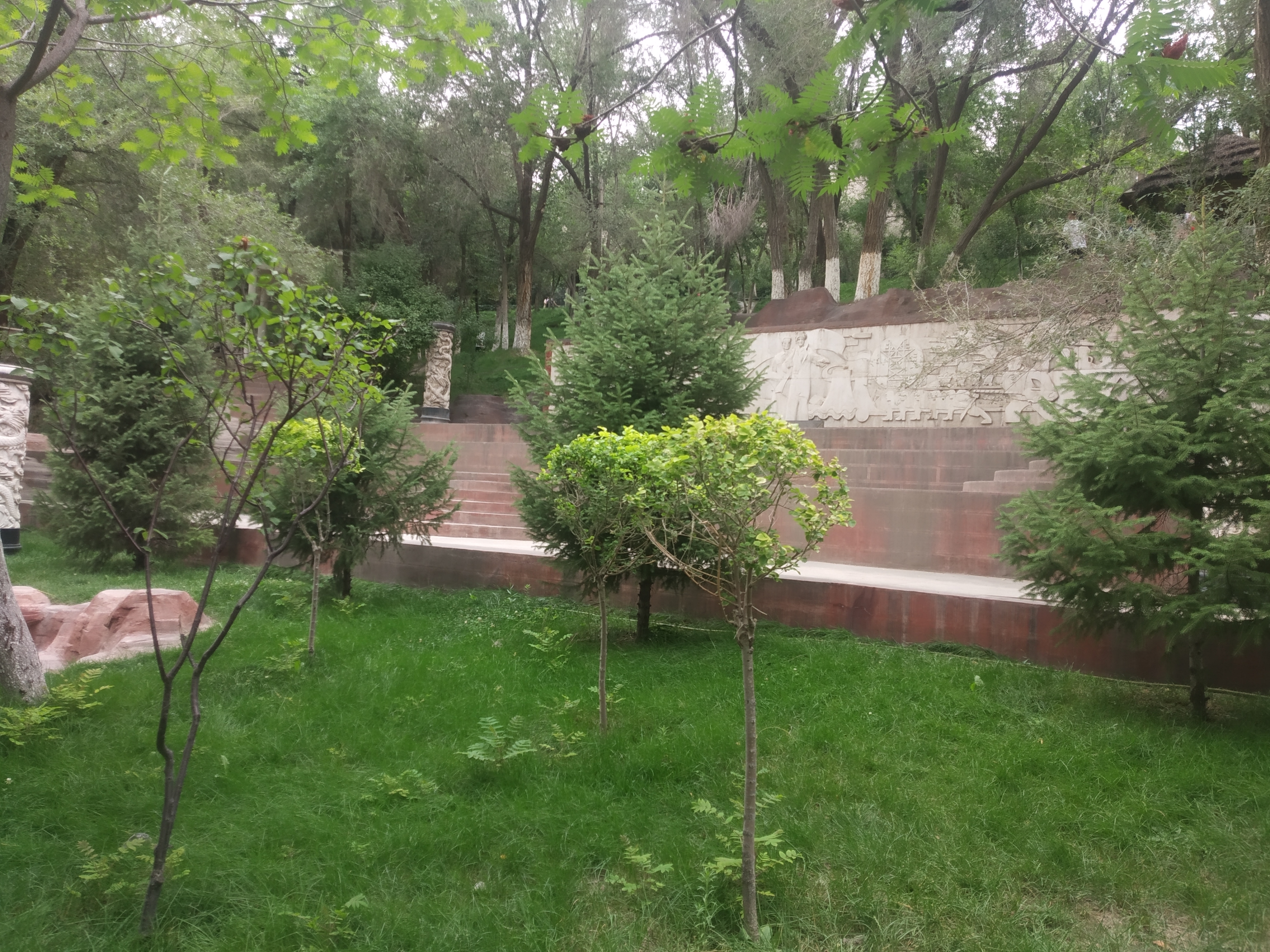 新疆乌鲁木齐市水磨沟区公园景点,乌鲁木齐2020年7月12日水磨沟公园