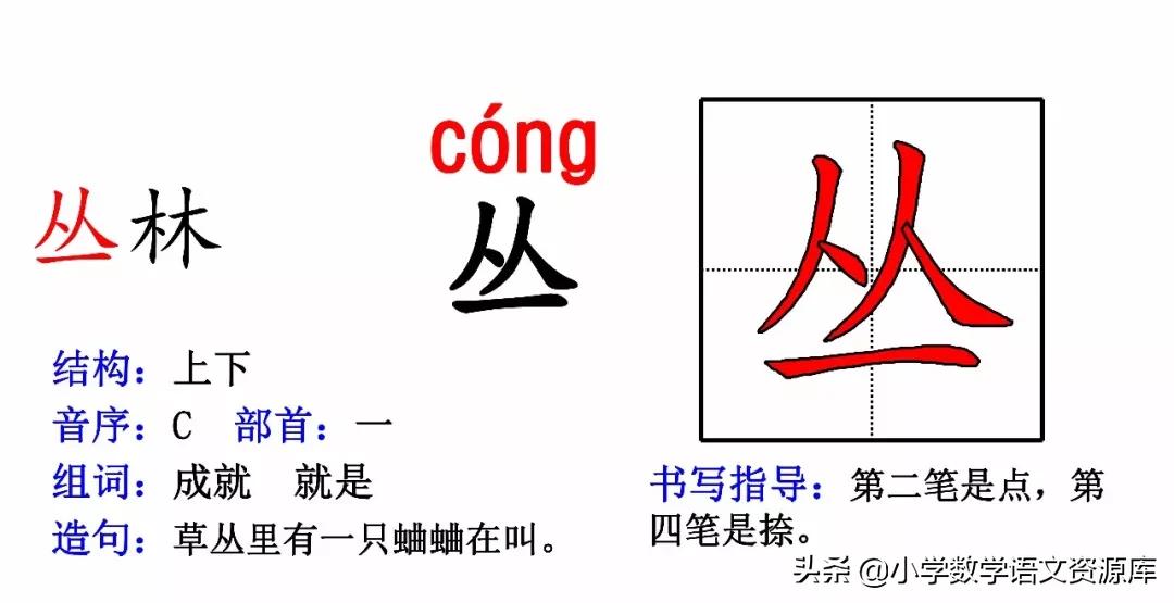 二年级上册生字部首组词造句表格,二年级上册生字偏旁部首造句