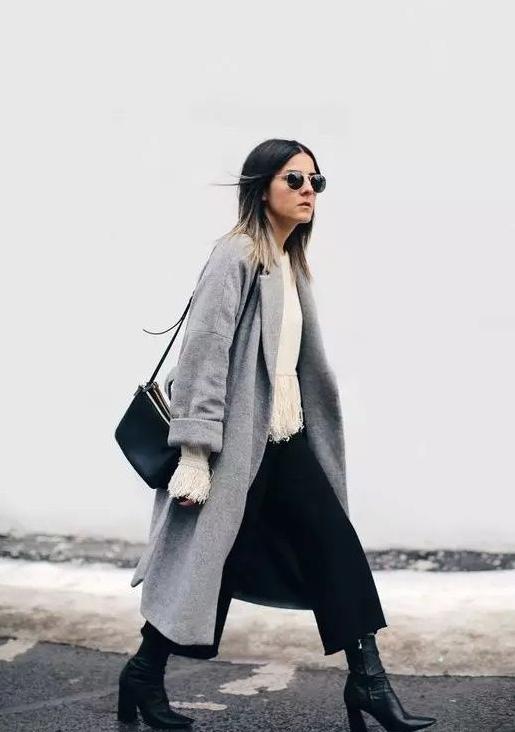 不露腿也好看的穿搭春,秋冬不露腿高个子穿搭