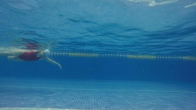 自由泳两次腿是交叉打腿吗,自由泳对角线二次打腿练习