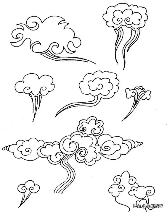 画祥云基础,有没有更简单的祥云画法