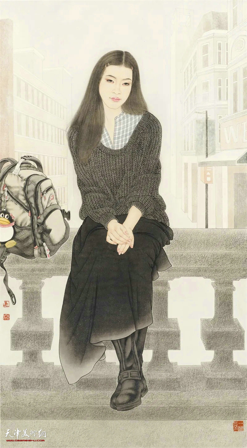 第五届中国当代工笔画大展,工笔人物画展