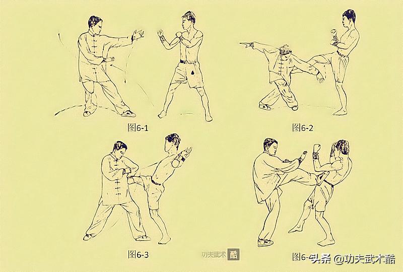 陈式太极拳26式闪通背发力教学,传武下盘腿法必杀技