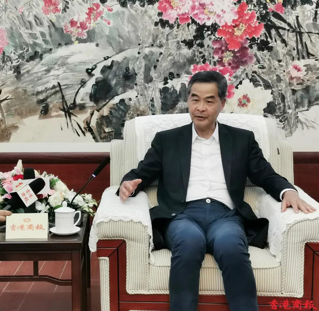 香港商报专访梁振英：香港「超级联系人」角色未弱化吁健康码互认融入内循环利港再出发