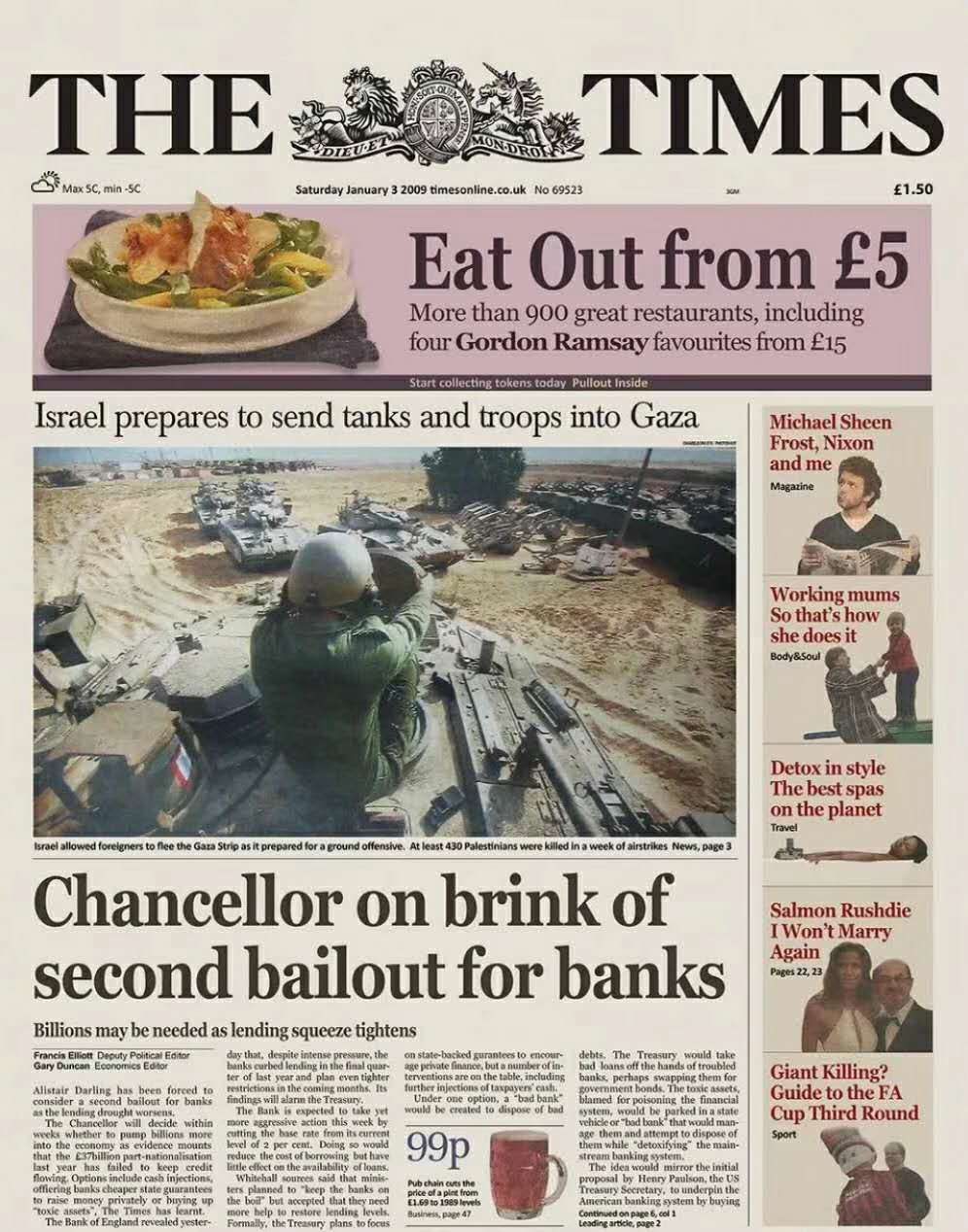 10年前，故事就开始了！中本聪创世计划与价值百万的泰晤士报