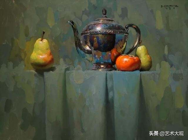 色彩世界油画作品,画家davidsmith油画作品