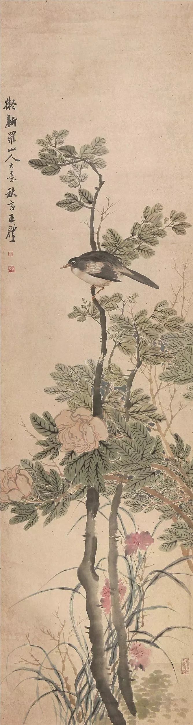 潘天寿100幅花鸟画欣赏 (潘天寿写意花鸟画要义)