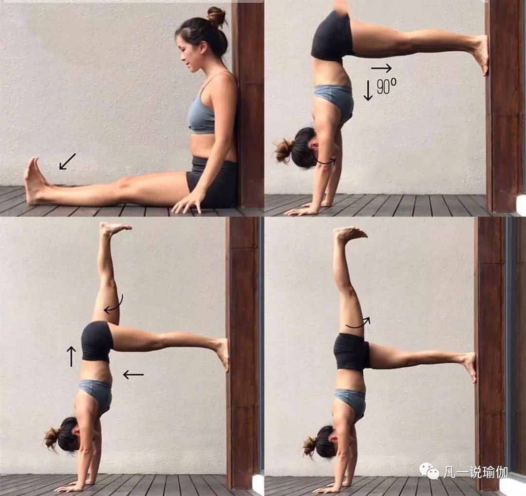 靠着墙倒立的方法,靠着墙倒立的秘诀是什么