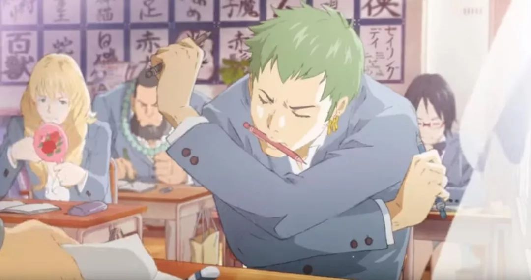 高中生索隆,海贼王泡面广告索隆篇