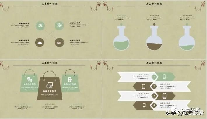 不是吧，你喜欢古风喜欢到，连PPT都是古风的