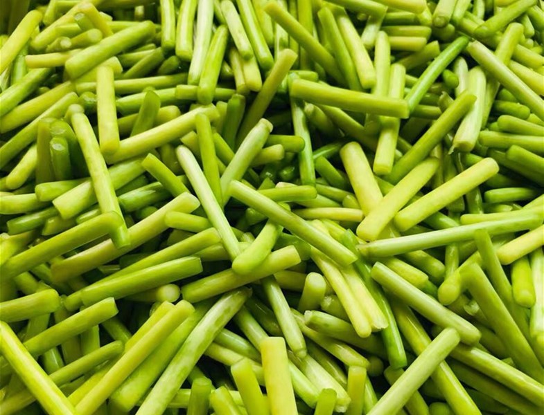 腌蒜薹洗好蒜苔晾多久,蒜薹怎么腌放得长久