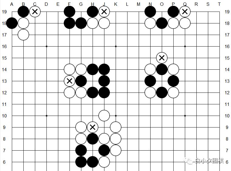 围棋初步做眼与破眼技巧,张老师围棋教学真眼假眼