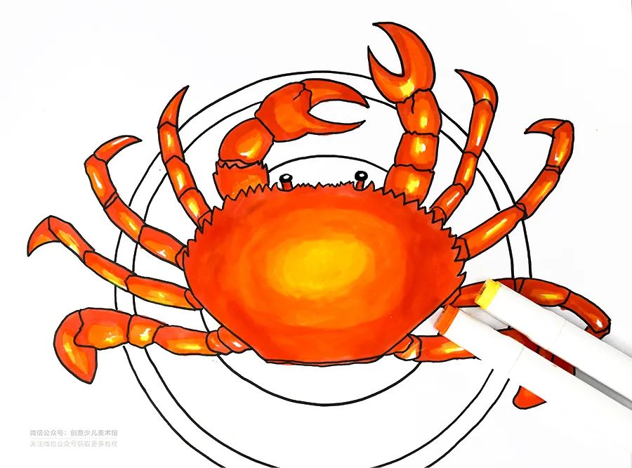 儿童画教程秋风起菊花开,儿童画秋风落叶