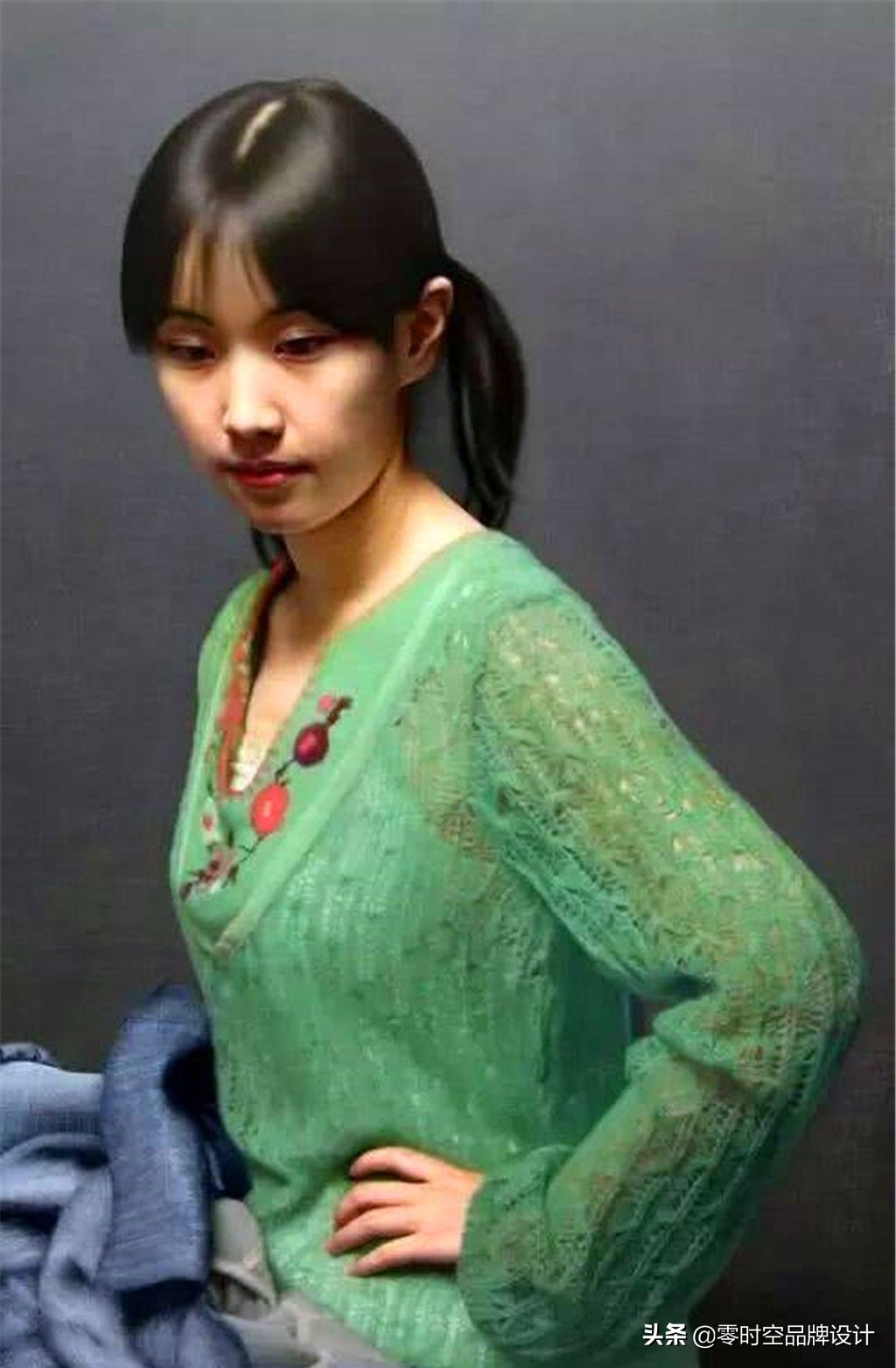 超写实女性人体油画艺术,画中女性人体丰神绰约,容光焕发