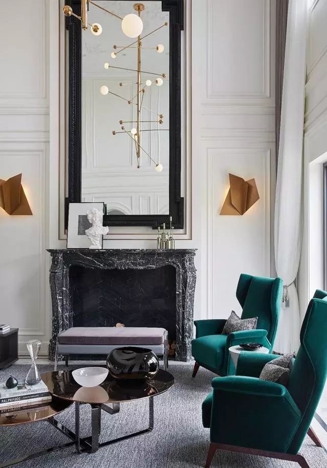 新中式挑空客厅极简风格,意式极简挑空客厅效果图