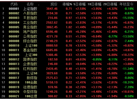 硬核一中解读,股票指数解读