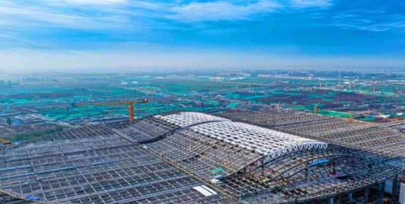 中国基建9个小时建造火车站,世界第一火车站建造