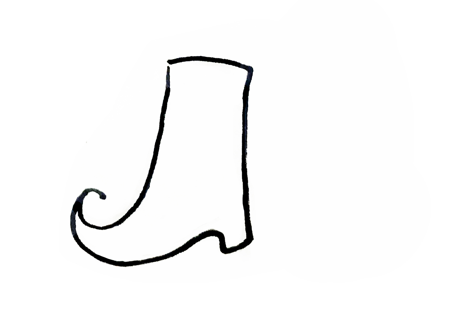 儿童鞋简笔画图片大全,各种各样的鞋简笔画