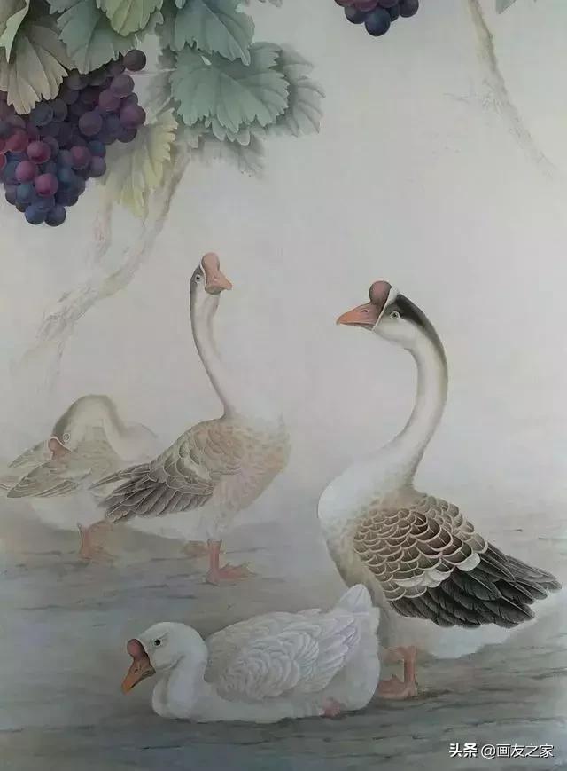 陈松岩工笔白描画全集,陈松岩工笔国画