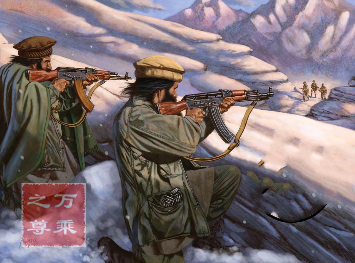 阿富汗战争中m14步枪,ak-47与中国56式冲锋枪