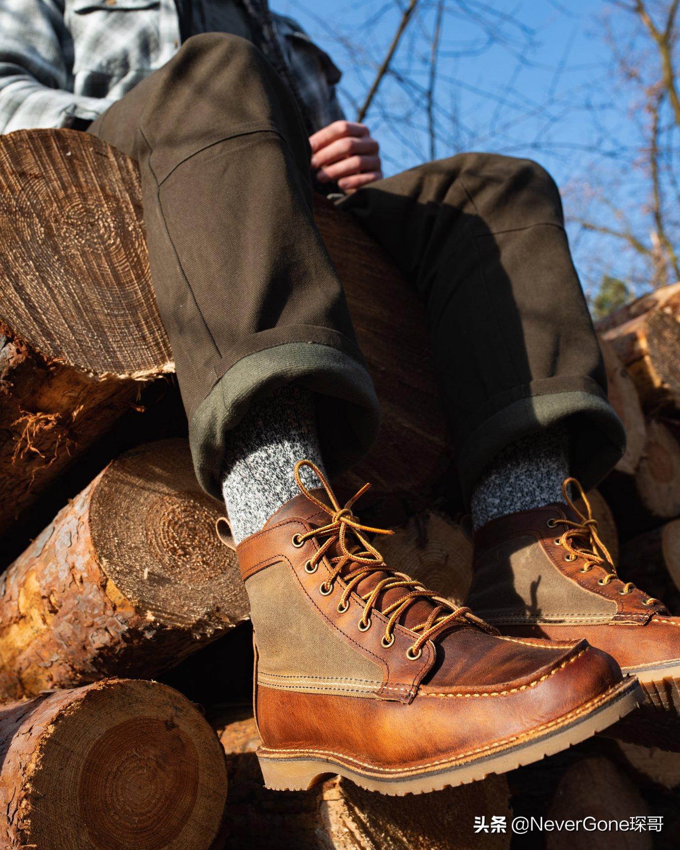 红翼redwing经典875工装靴,redwing工装靴1970