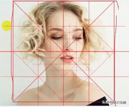 素描九宫格辅助线怎么画,素描九宫格造型定位