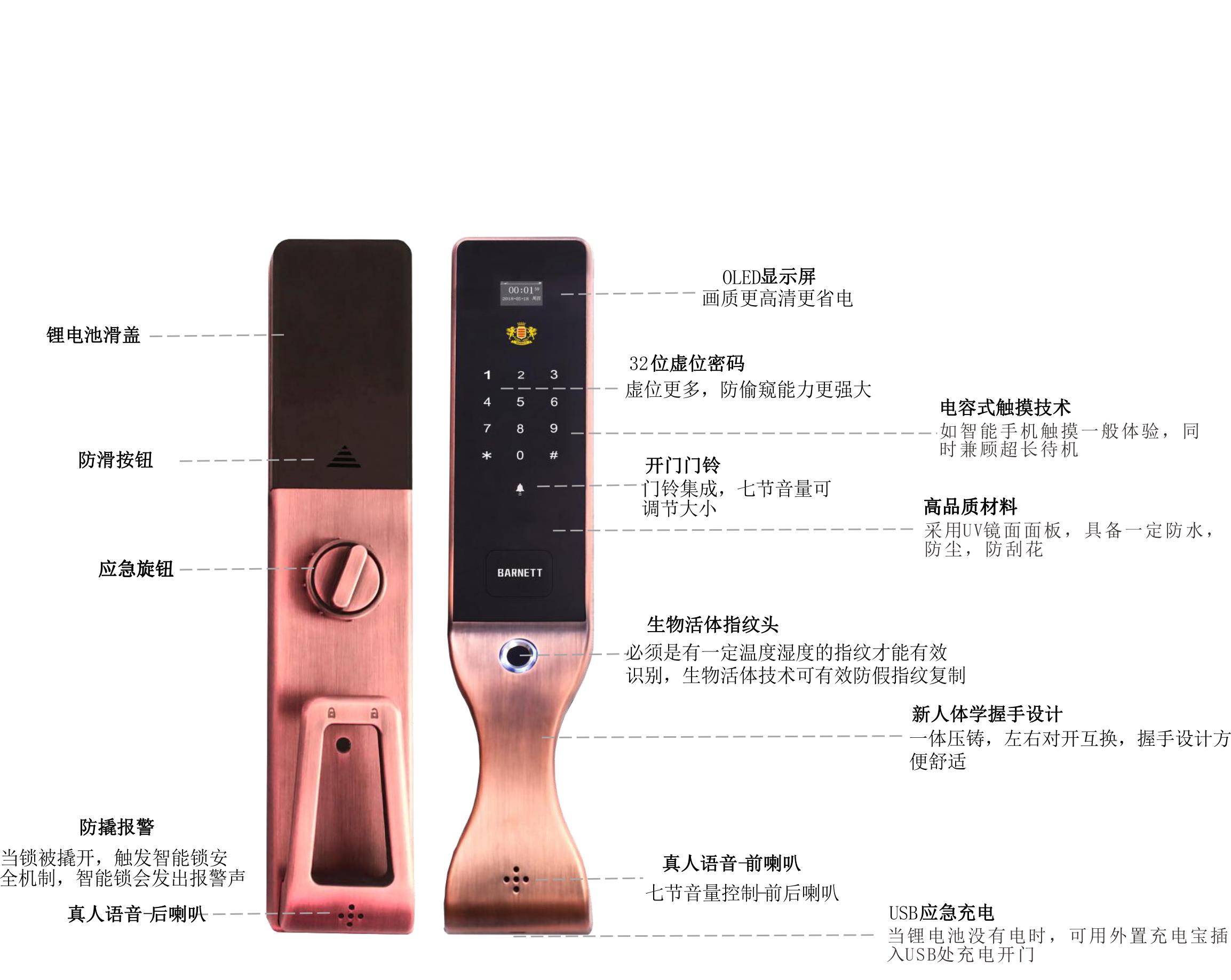 2023最新十大智能锁品牌排名,防盗门智能锁指纹锁十大品牌