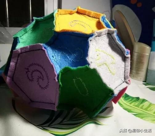 自己动手做一个足球,自制一个迷你足球