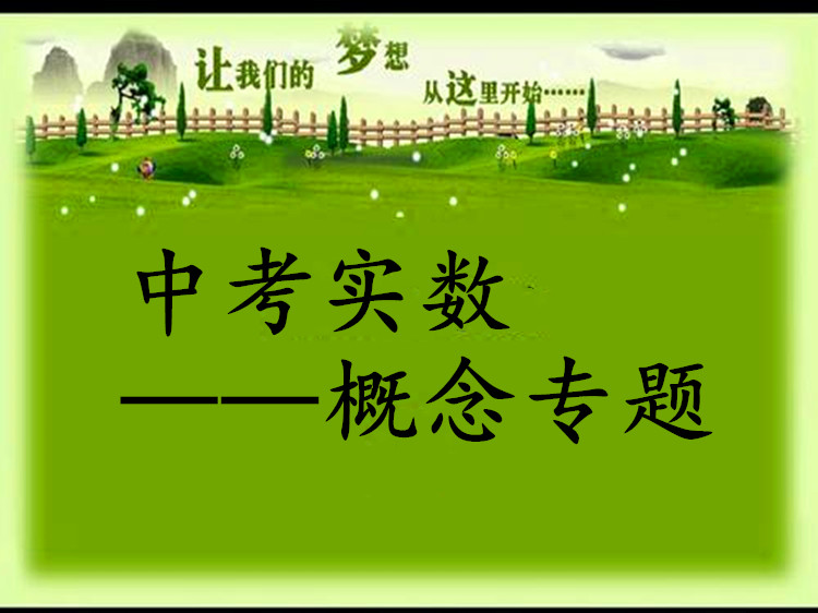 数学中考复习实数知识点,中考实数复习
