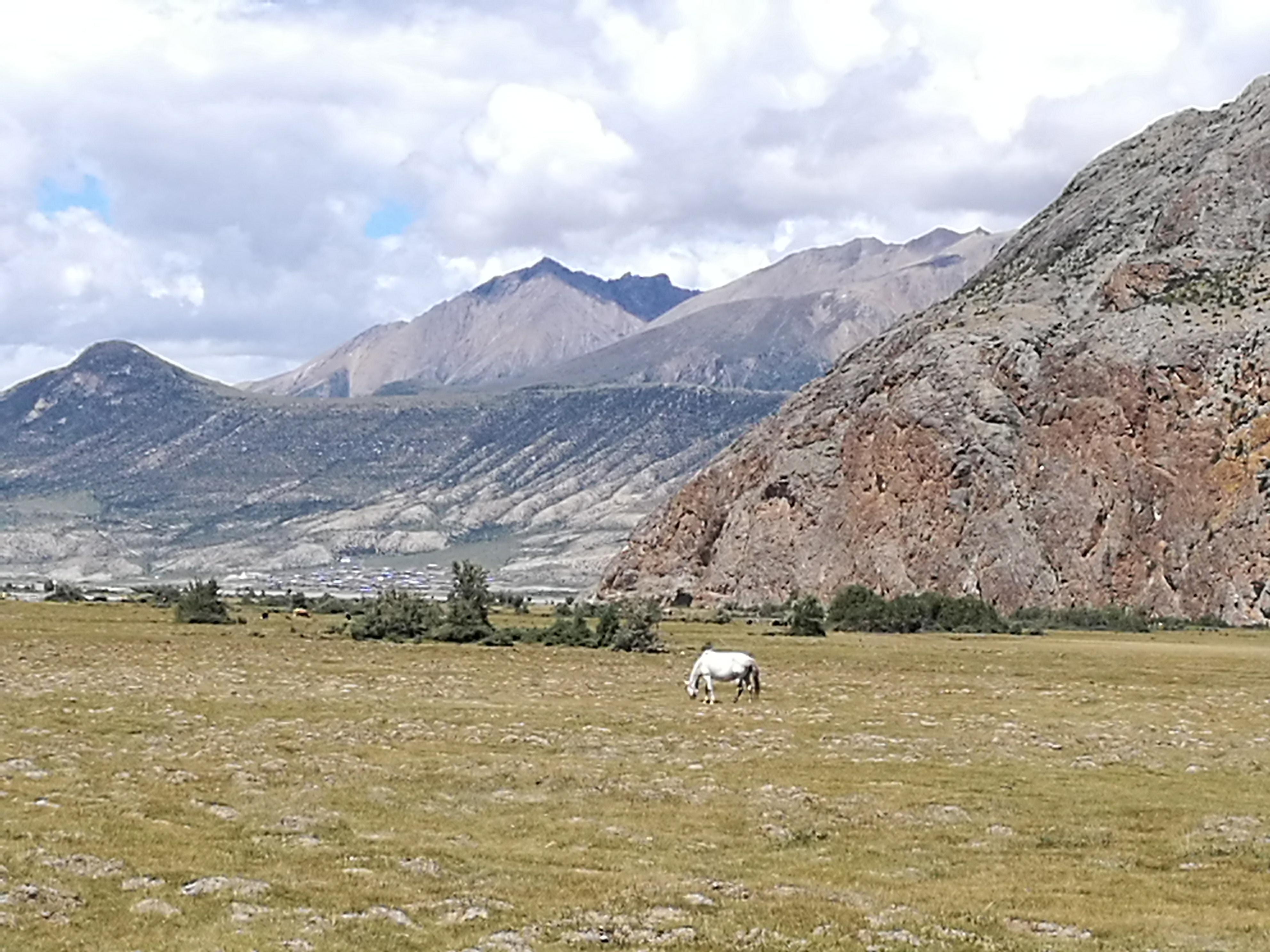 西藏第八天雪山下的然乌湖,从安徽到来西藏古冰川旅游攻略