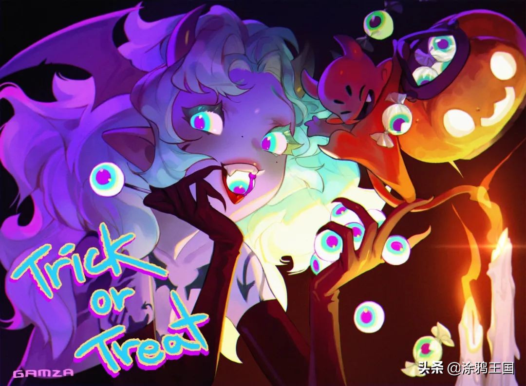 LEEMK,GAMZA/贯彻爱与真实的邪恶|插画分享