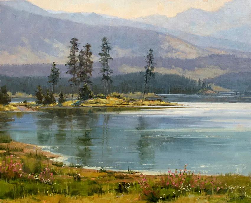 绝美风景油画教程,最灵动的风景油画