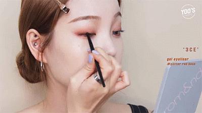 单眼皮眼妆的画法初学者视频,圆眼单眼皮内眦赘皮眼妆画法