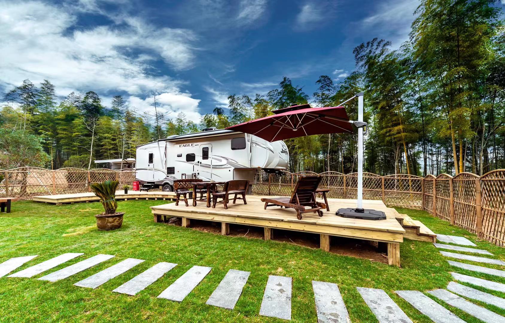 星空露营附近,星空露营地烧烤