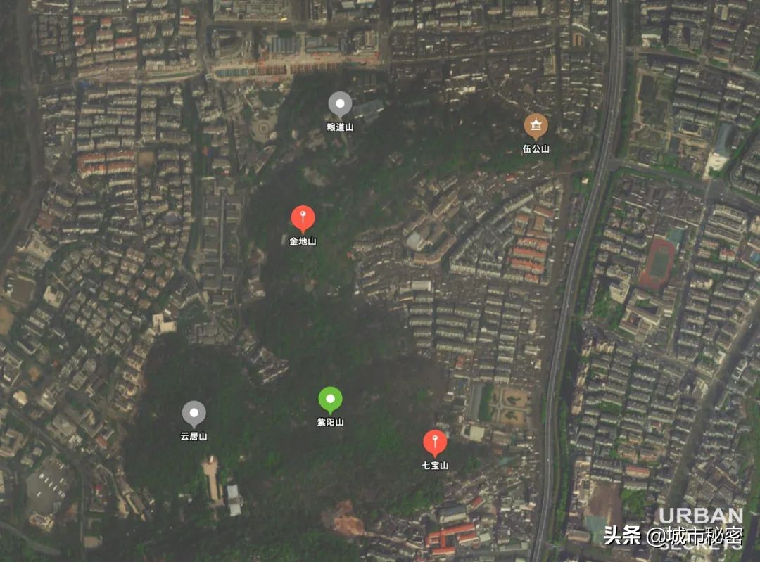 吴山和城隍山,城隍山吴山