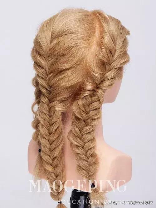 盘发超简单好看教程中发半扎,超简单盘发教程马尾