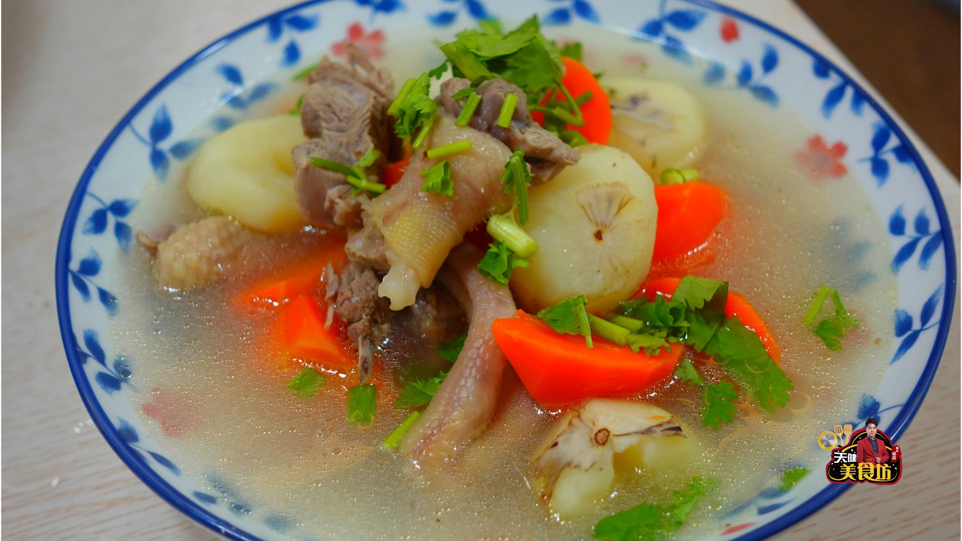 老鸭汤荸荠的家常做法,广式清炖老鸭汤的家常做法大全