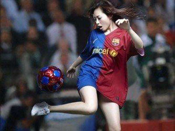 李冰冰看梅西,梅西李冰冰张柏芝陈妍希